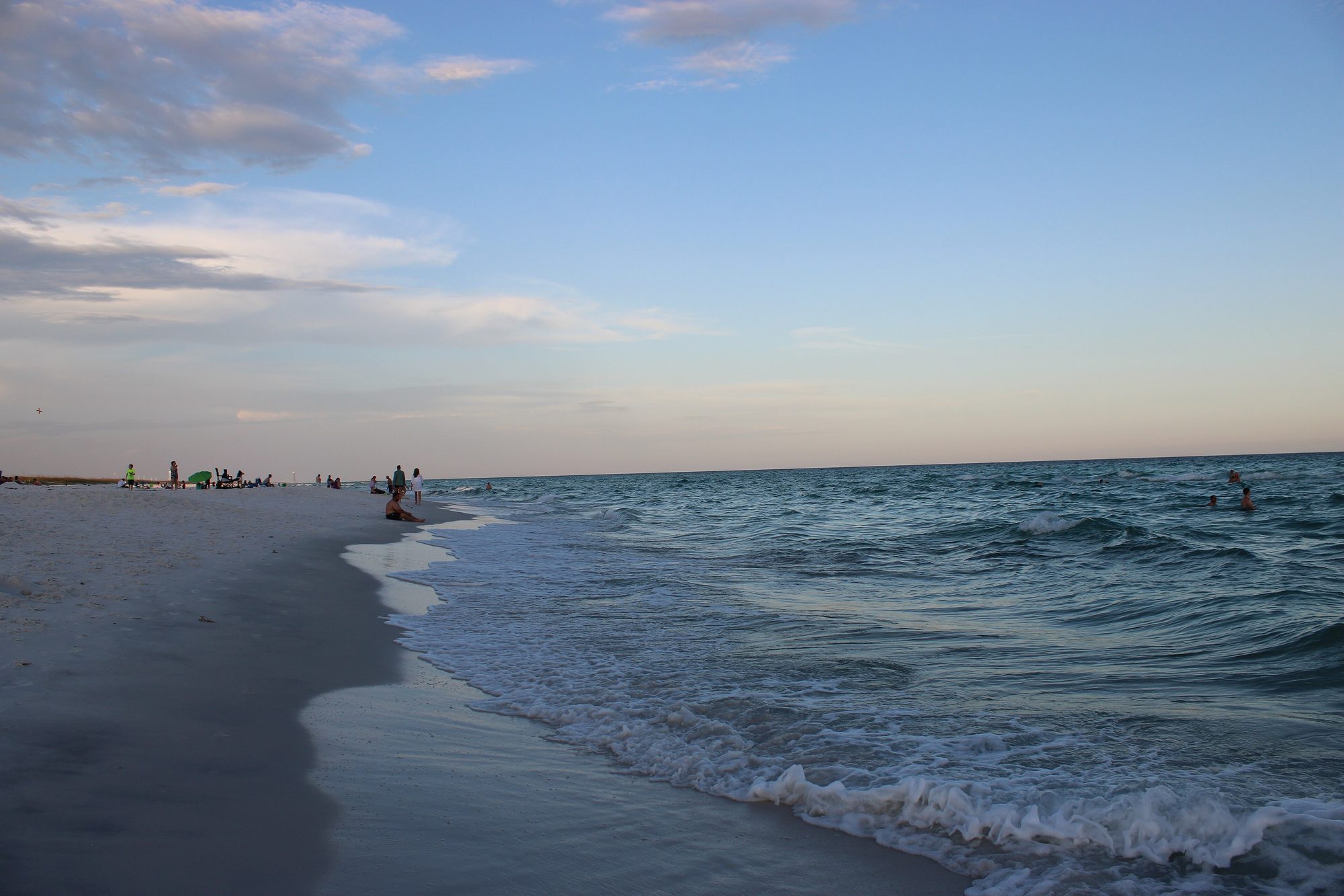 Navarre Beach sand and Gulf water